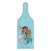 Fantasy Mermaid Aquamariner Schwanz Schneidebrett (Vorderseite)