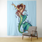 Fantasy Mermaid Aquamariner Schwanz Wandteppich (Beispiel)