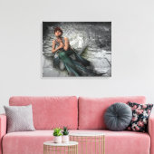 Fantasy Mermaid Fairy Tale Leinwanddruck (Insitu (Wohnzimmer))