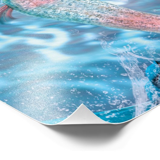 Fantasy Mermaid Fotodruck (Ecke)