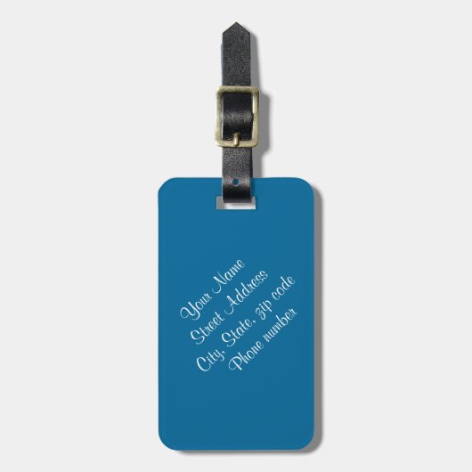 Fantasy Mermaid Gepäckanhänger (Vorderseite vertikal)