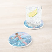 Fantasy Mermaid Getränkeuntersetzer (Seite)