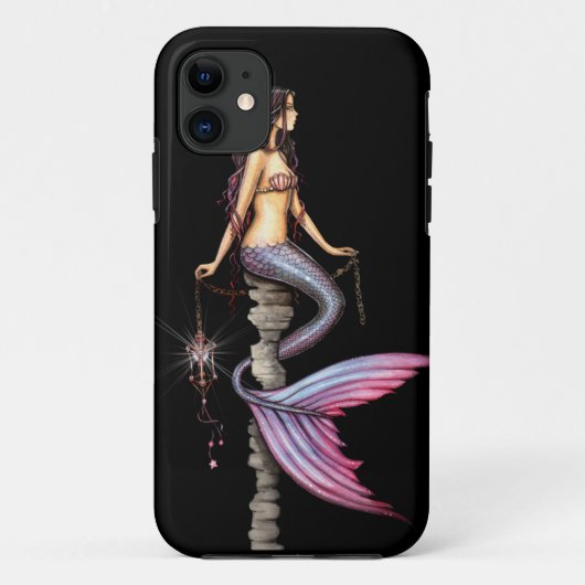 Fantasy Mermaid Gothic Art Case-Mate iPhone Hülle (Rückseite)