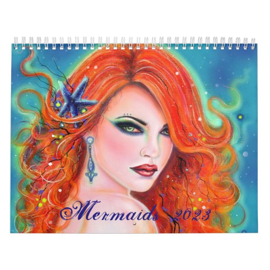 Fantasy Mermaid Kalender 2023 von Renee Lavoie (Titelbild)