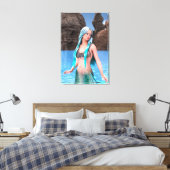 Fantasy Mermaid Leinwanddruck (Insitu (Schlafzimmer))