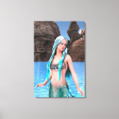 Fantasy Mermaid Leinwanddruck (Vorderseite)