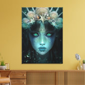 Fantasy Mermaid Leinwanddruck (Insitu (Wohnzimmer))
