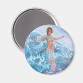 Fantasy Mermaid Magnet (Vorderseite/Rückseite)