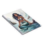 Fantasy Mermaid Notebook 6,5 x 8,75 Zoll Notizblock (Rechte Seite)