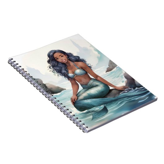 Fantasy Mermaid Notebook 6,5 x 8,75 Zoll Notizblock (Rechte Seite)