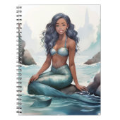 Fantasy Mermaid Notebook 6,5 x 8,75 Zoll Notizblock (Vorderseite)