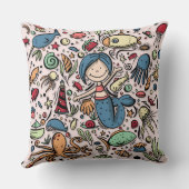 Fantasy Mermaid Pattern Kissen (Rückseite)