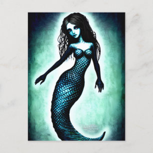 Fantasy Mermaid Postcard Postkarte