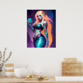 Fantasy Mermaid Poster (Küche)