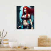Fantasy Mermaid Poster (Küche)