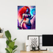 Fantasy Mermaid Poster (Heimbüro)