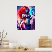 Fantasy Mermaid Poster (Küche)