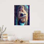 Fantasy Mermaid Poster (Küche)