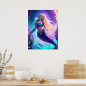 Fantasy Mermaid Poster (Küche)