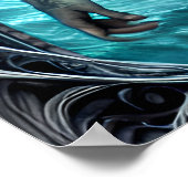 Fantasy Mermaid Poster (Ecke)