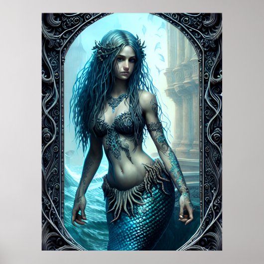 Fantasy Mermaid Poster (Vorne)