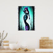 Fantasy Mermaid Poster (Küche)