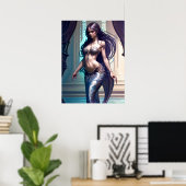 Fantasy Mermaid Poster (Heimbüro)