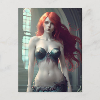 Fantasy Mermaid Postkarte