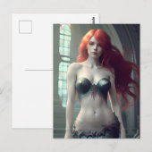 Fantasy Mermaid Postkarte (Vorne/Hinten)