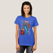 Fantasy Mermaid Santa Claus T-Shirt (Vorne ganz)