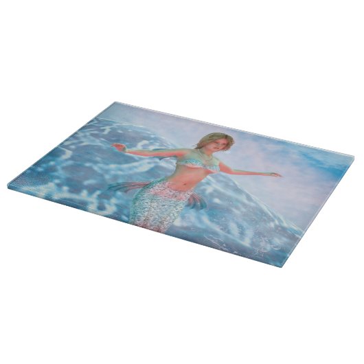 Fantasy Mermaid Schneidebrett (Ecke)