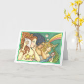 FANTASY MERMAID SISTERHOOD SHARING SECRET WISDOMS KARTE (Gelbe Blume)