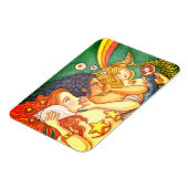 FANTASY MERMAID SISTERHOOD SHARING SECRET WISDOMS MAGNET (Linke Seite)