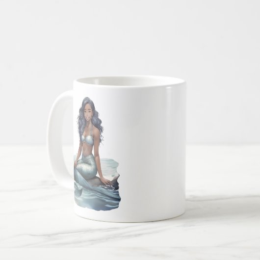 Fantasy Mermaid Tasse (Vorderseite Links)