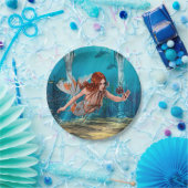 Fantasy Mermaid und Sea Lily Pappteller (Party)