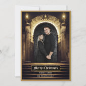 Fantasy Merry Weihnachtskarte Feiertagskarte (Vorderseite)