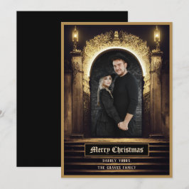 Fantasy Merry Weihnachtskarte Feiertagskarte