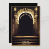 Fantasy Merry Weihnachtskarte Feiertagskarte (Vorne/Hinten)