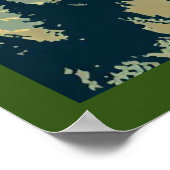 Fantasy Mittelalterliche Burg - Holzschnitt 1 Poster (Ecke)