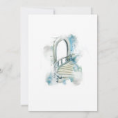 *~* Fantasy Mittelalterliche Burgtreppen Ritterhoc Einladung (Rückseite)