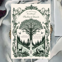 Fantasy Mittelalterliche Gravur Kunst Hochzeit