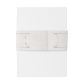 Fantasy Mittelalterliche keltische Hochzeit Einladungsbanderole (Rückseitenbeispiel)