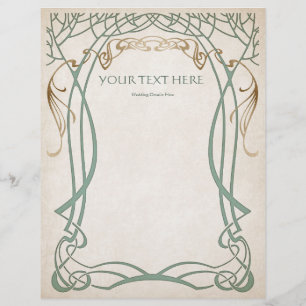 Fantasy Mittelalterliche keltische Hochzeit Flyer