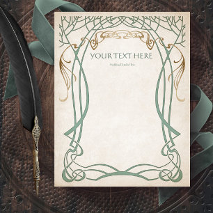 Fantasy-Mittelalterliche keltische Hochzeit Flyer