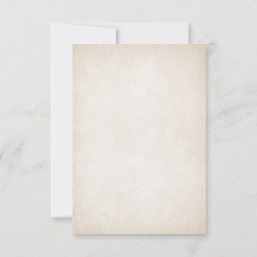 Fantasy Mittelalterliche keltische Hochzeit RSVP Karte (Rückseite)