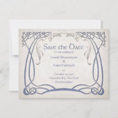 Fantasy Mittelalterliche keltische Hochzeit Save The Date (Vorderseite)