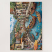 Fantasy Mittelalterliche Stadt schwer zu lösen Puzzle (Vertikal)