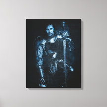 Fantasy mittelalterlicher Krieger in RüstungsIllus