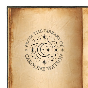 Fantasy Mond & Stars aus der Bibliothek Rubber Gummistempel