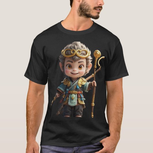 Fantasy Monkey Wukong T-Shirt (Vorderseite)